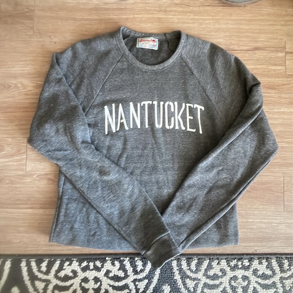 Kiel James Patrick Nantucket Gray Crewneck Sweater Large